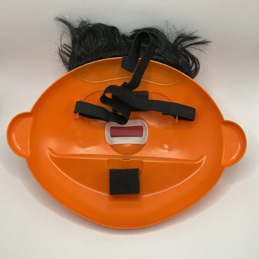 ERNIE Sesame Street Halloween Costume Mask Fits Adult Bert Orange Muppets